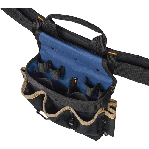 20 Pocket Tool Belt Combo, Polyester, Black Auto-Cam