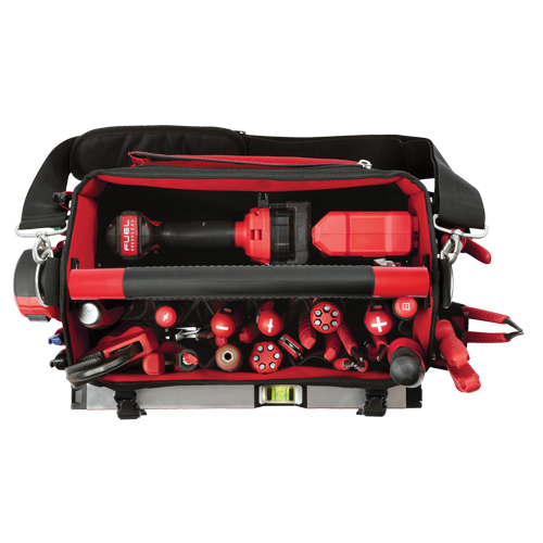Packout Tote, Ballistic Nylon, 31 Pockets, Black/Red Auto-Cam