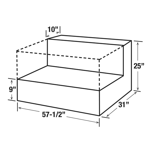 R&eacute;servoir de transfert pour carburant en aluminium, Aluminium, Capacit&eacute; 100 gal., Argent Auto-Cam