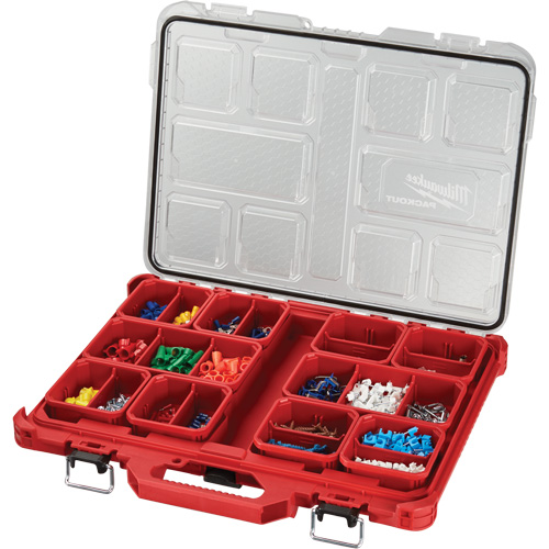 Organisateur profil&eacute; Packout, 19-3/4" x 16-2/5" x 2-1/2", Noir/Rouge Auto-Cam
