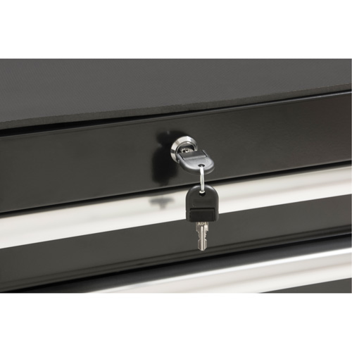 Chariot &agrave; outils industriel, 7 tiroirs, 27" la x 18-3/4" p x 39" h, Noir Auto-Cam