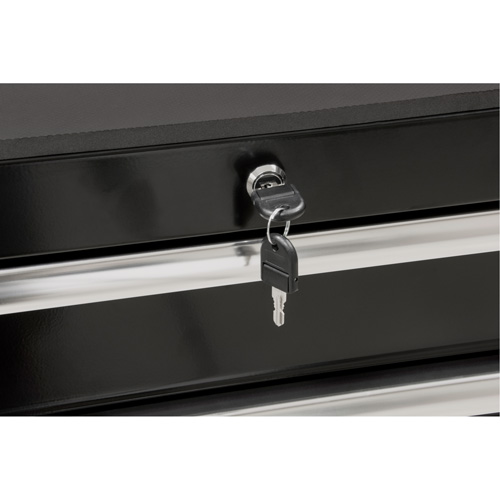 Chariot &agrave; outils &agrave; usage intensif, 7 tiroirs, 28" la x 22" p x 42-3/8" h, Noir Auto-Cam