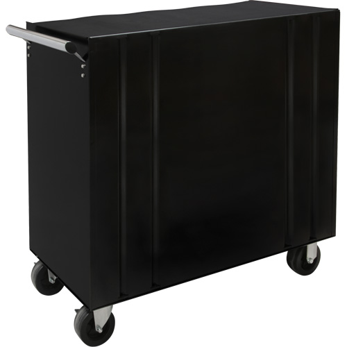 Industrial Tool Cart, 8 Drawers, 44-3/10" W x 21-1/10" D x 36-7/10" H, Black Auto-Cam