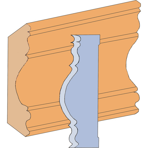 Large Cove Moulding Cutter Set Auto-Cam