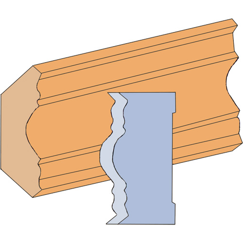 Fancy Cove Moulding Cutter Set Auto-Cam
