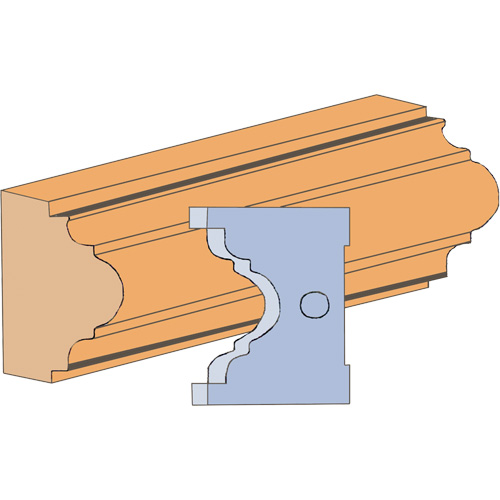 Fancy Cove Moulding Cutter Set Auto-Cam