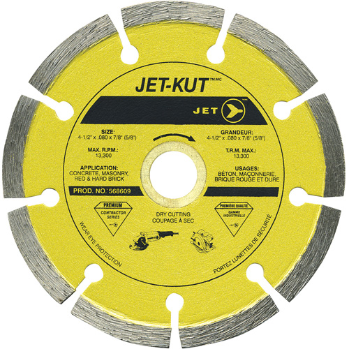 JET-KUT Premium Segmented Diamond Blade Auto-Cam