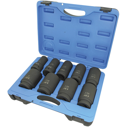 PS901D 6-Point SAE Socket Set, 9 Pcs, Impact, 1" Drive Size, Deep Auto-Cam