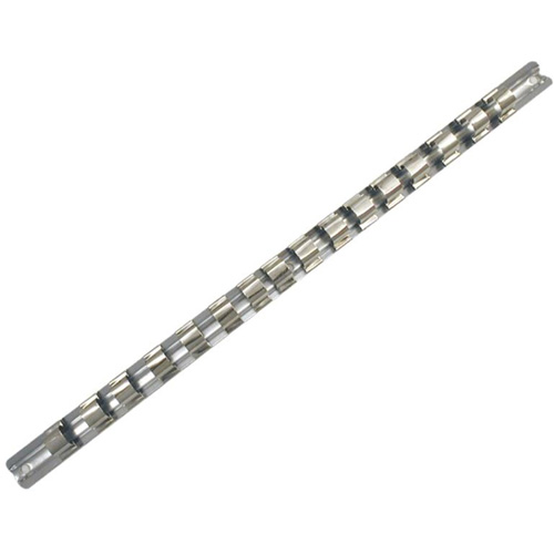 Rail porte-douilles &agrave; entraînement 1/2" SCH-12 avec 16 attaches de retenue Auto-Cam