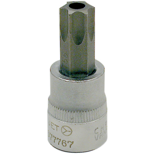 Bit Socket, Torx&reg; Tamper, T-55 x 2" L, 3/8" Drive Auto-Cam