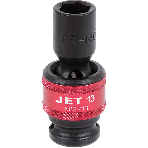 Universal Socket, Impact, 13 mm, 1/2" Drive, 6 Points Auto-Cam