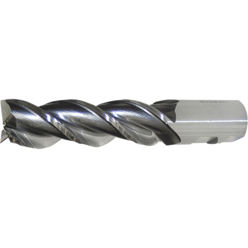 Finisseurs de coupe &agrave; embout carr&eacute; simple centr&eacute; en m&eacute;tal en poudre PM Plus, 1" dia., 3 cannelures Auto-Cam