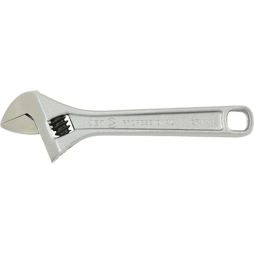 AWP-6 Super Heavy-Duty Professional Adjustable Wrench, 6" L, 15/16" Max Width, Chrome Auto-Cam