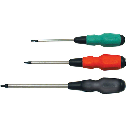 Square TORQUE DRIVE&reg; Screwdriver, #1 Tip, Round, 4" L, Cushion Grip Handle Auto-Cam