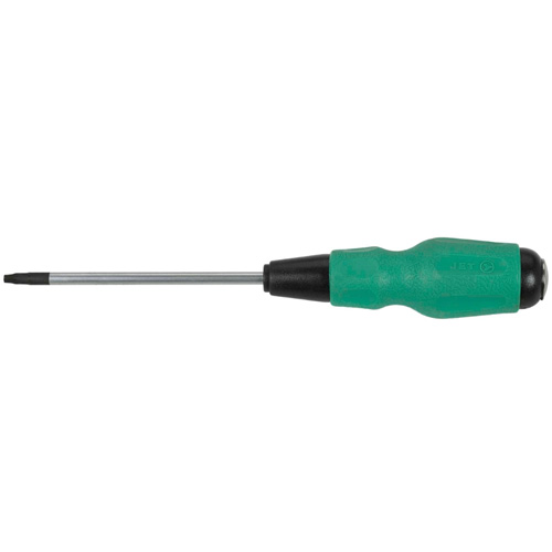 Tournevis carr&eacute; TORQUE DRIVE, Tige de #2, Ronde, 4" lo, Prise en Coussin&eacute;e Auto-Cam