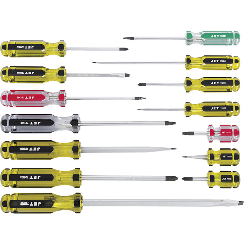 Jeu de tournevis &agrave; manche g&eacute;ant, 14 Auto-Cam