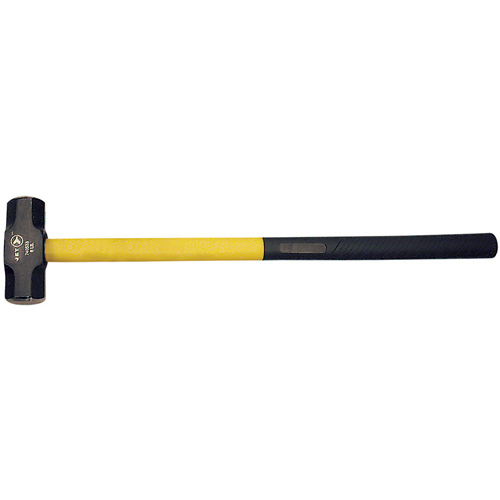 Heavy-Duty Sledge Hammer, 6 lbs., 34", Fibreglass Handle Auto-Cam