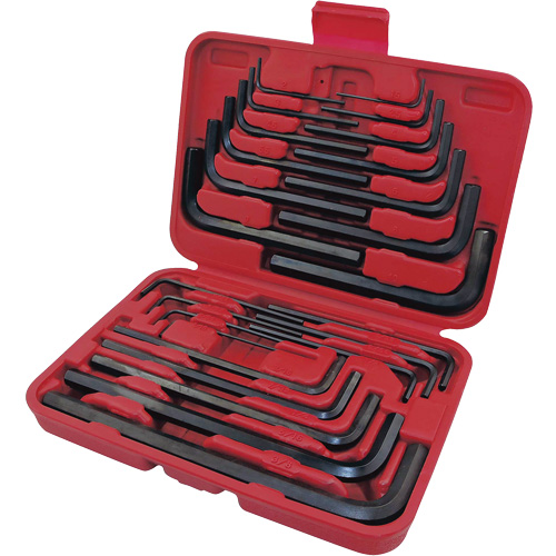 JHK-25SM Hex Key Set, 25 Pcs., Metric & Imperial Auto-Cam