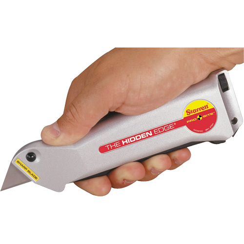 Couteau Hidden Edge, 19 mm, Acier, Prise en Aluminium Auto-Cam