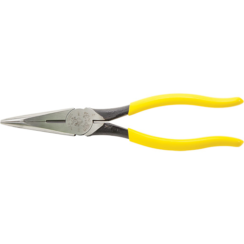 Long Nose With Side Cutter, 8-7/16" L Auto-Cam