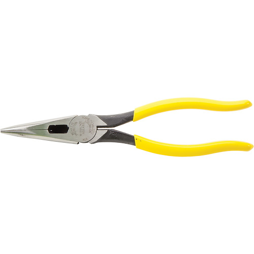 Long Nose With Side Cutter, 8-7/16" L Auto-Cam