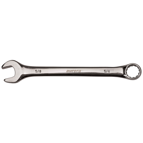 Combination Wrench, 12 Point, 5/16", Chrome Finish Auto-Cam
