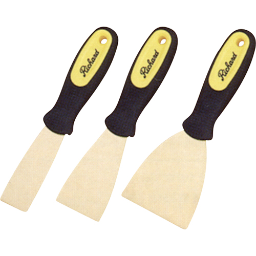 Stiff Wall Scrapers, 2", Brass Blade Auto-Cam