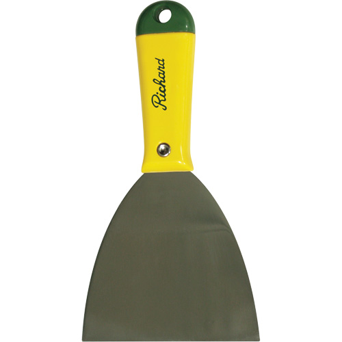 Signature Series Flexible Taping Knife, High-Carbon Steel Blade, 4" Wide, Polypropylene Handle Auto-Cam