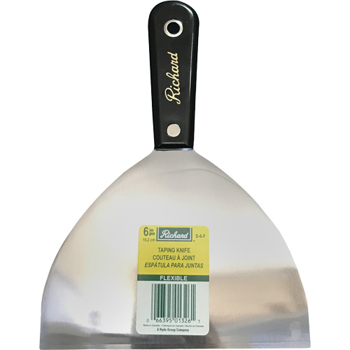 Couteau &agrave; galon sur joint flexible de s&eacute;rie Pro, 6", Lame en Acier &agrave; haute teneur en carbone Auto-Cam