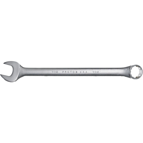 Combination Wrench, 12 Point, 1-1/2", Satin Finish Auto-Cam