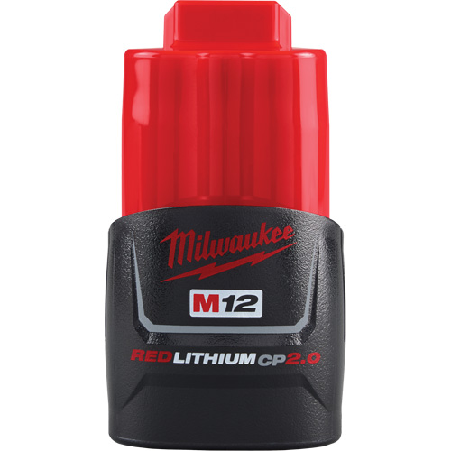 M12 Redlithium 2.0 Battery, Lithium-Ion, 12 V, 2 A Auto-Cam