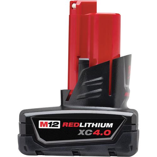 M12 Redlithium 4.0 Battery, Lithium-Ion, 12 V, 4 A Auto-Cam