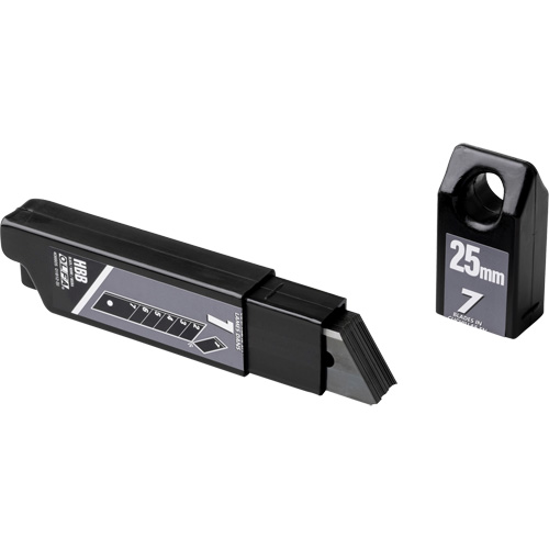 Lames de rechange noires tr&egrave;s aiguis&eacute;es, Style Cassable Auto-Cam