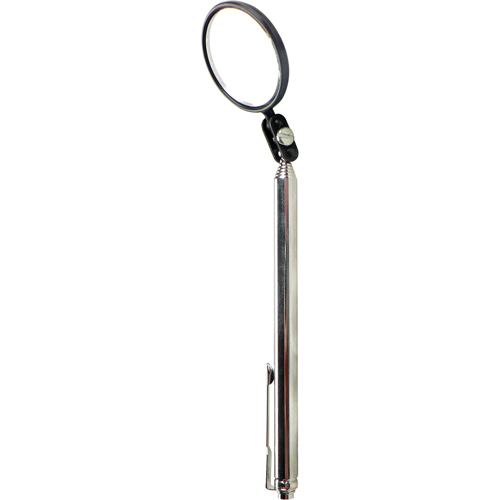 Miroir d'inspection, Circulaire, 1-1/2" lo x 1-1/2" la, T&eacute;lescopique Auto-Cam