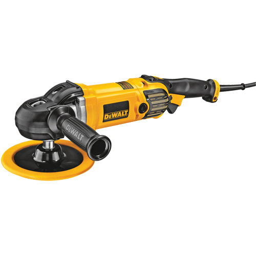 Variable Speed Polisher with Soft Start, 9"/7" Pad, 120 V, 12 A, 0-3500 RPM Auto-Cam