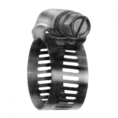 Hose Clamps - Stainless Steel Band & Screw, Min Dia. 0.563, Max Dia. 1-1/4" Auto-Cam