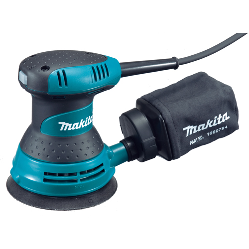 Random Orbit Palm Sanders, 5" x 5" Sand Paper, 3 A, 120 V, 12 000 OPM Auto-Cam