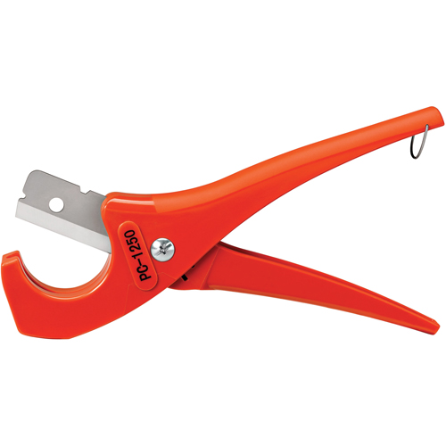 Single Stroke Plastic Pipe & Tubing Cutter No.PC-1250, 1/8" - 1-5/8" Capacity Auto-Cam