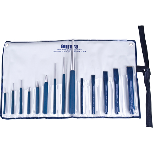 Punch and Chisel Set, 14 Pieces Auto-Cam