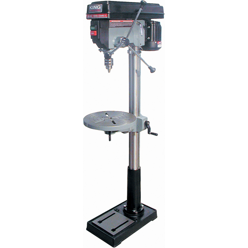 Floor Drill Presses, 17", 5/8" Chuck, 3400 RPM Auto-Cam