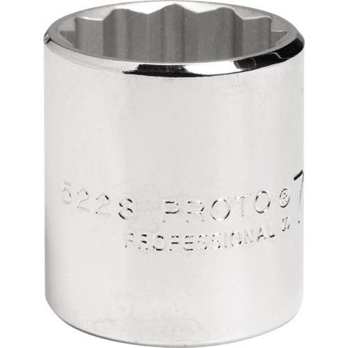 DOUILLE, 1 1/8" PRISE 1/2" 12 PANS Auto-Cam