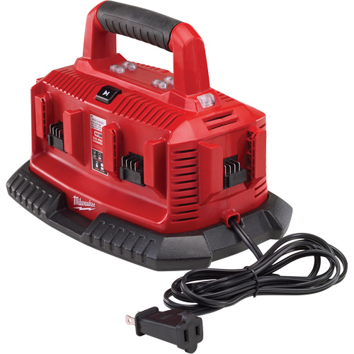 Chargeur de type s&eacute;quentiel pour six piles M18, 18 V, Lithium-ion Auto-Cam