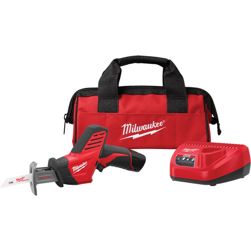 Trousse de scie alternative M12 Hackzall, 12 V, Lithium-ion Bloc-pile, 0 - 3000 coups/min Auto-Cam