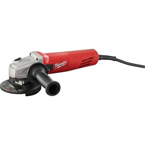 Small Angle Grinder with Slide Lock-On Switch, 4-1/2", 120 V, 11 A, 11000 RPM Auto-Cam
