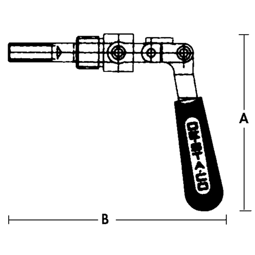 Straight Line Clamps - 601 Series, 5/8" (15.875 mm) Capacity, 100 lbs. Clamping Force Auto-Cam
