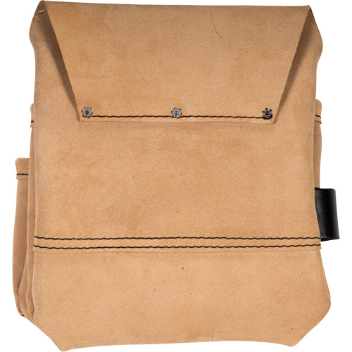 Half Carpenter Apron, Multiple Tool Holder, Leather, 4 Pockets Auto-Cam