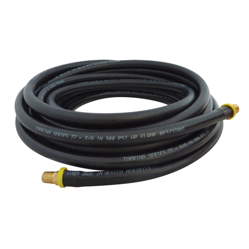 Tuyau Lock-On Topflex, Air/Eau, Caoutchouc, 1/4" dia., 500' lo, 250 PSI Auto-Cam