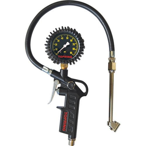 Manom&egrave;tres pour roues jumel&eacute;es- Manometres de gonflage a cadran de style pistolet Auto-Cam