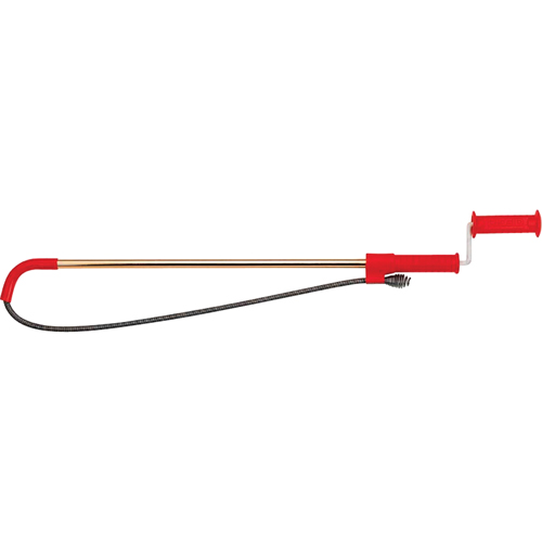 Toilet Auger No.K-3 with Head, Manual, Bulb, 3' Cable Length Auto-Cam