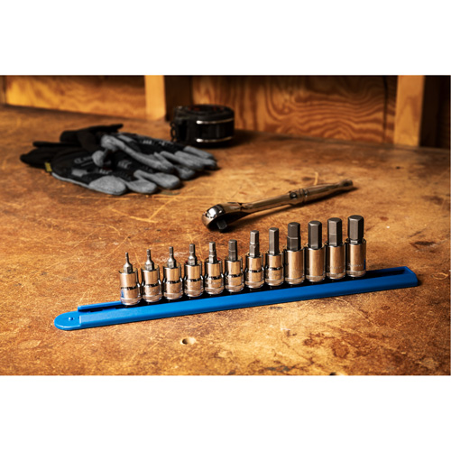 Metric Socket Set, Hex, 3/8" Drive, 12 Pcs Auto-Cam